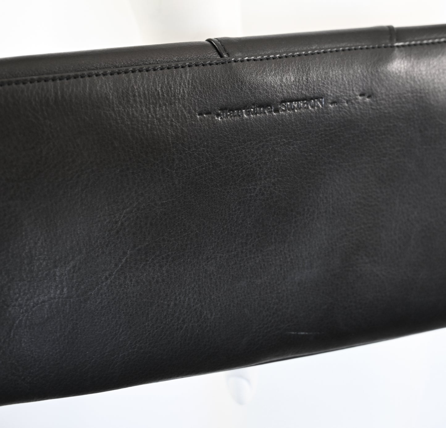 Martine Sitbon 1999 Leather Bag with Circles