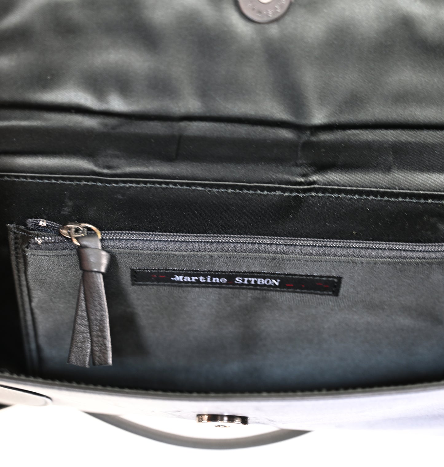 Martine Sitbon 1999 Leather Bag with Circles