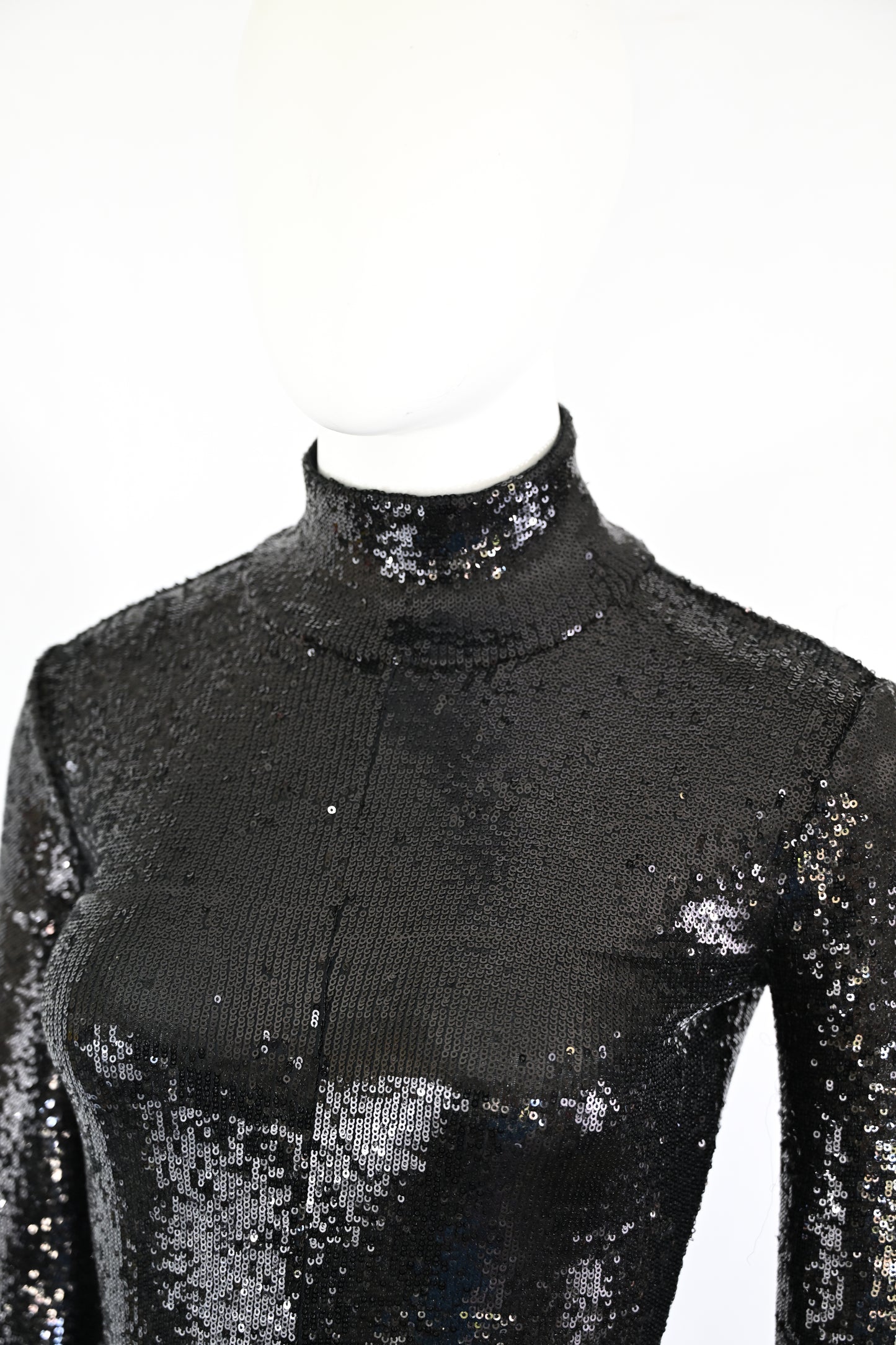 Veronique Branquinho FW 2016 Sequin Embellished Catsuit