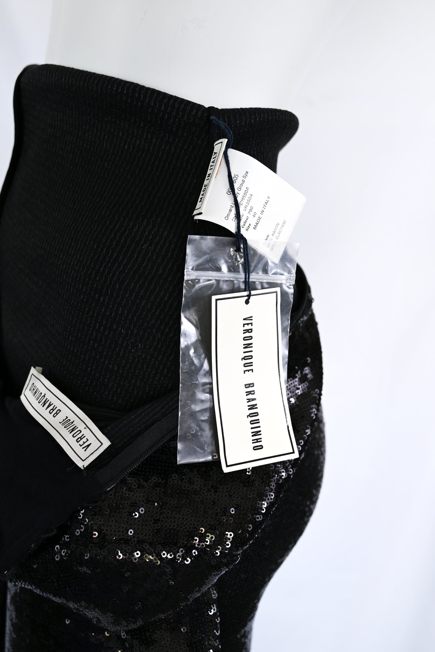 Veronique Branquinho FW 2016 Sequin Embellished Catsuit