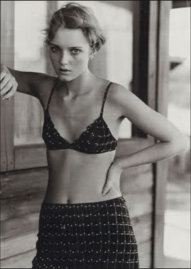 Prada SS 1999 Gradient Checked Silk Skirt