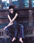Prada SS 1997 Leaf Print Silk Skirt