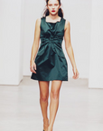 Miu Miu SS 1998 Lace Up Satin Dress