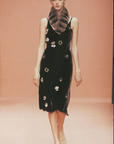 Prada FW 2000 Chiffon Silk Flower Dress