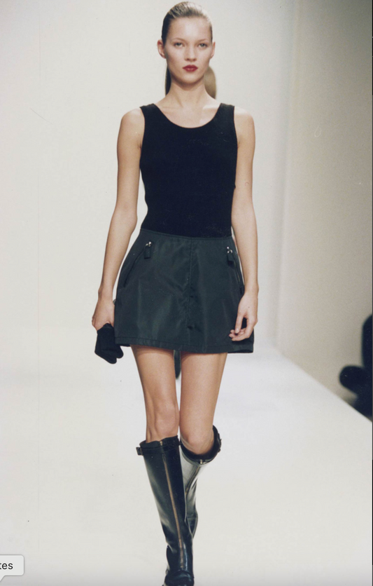 Prada 1994 Wool Nylon Blouse