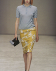 Prada SS 2001 Viscose Botanical Print Skirt