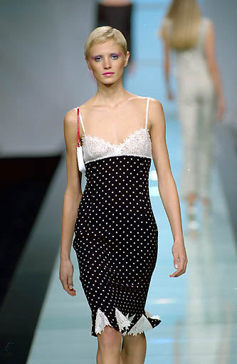 Valentino Boutique SS 2000 Polka Dot Dress