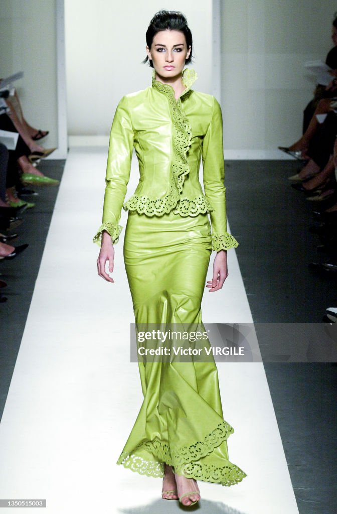 Oscar de la Renta SS 2001 Leather Skirt Set (Reserved)