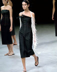YOHJI YAMAMOTO SS 2000 Stitched Strapless Dress