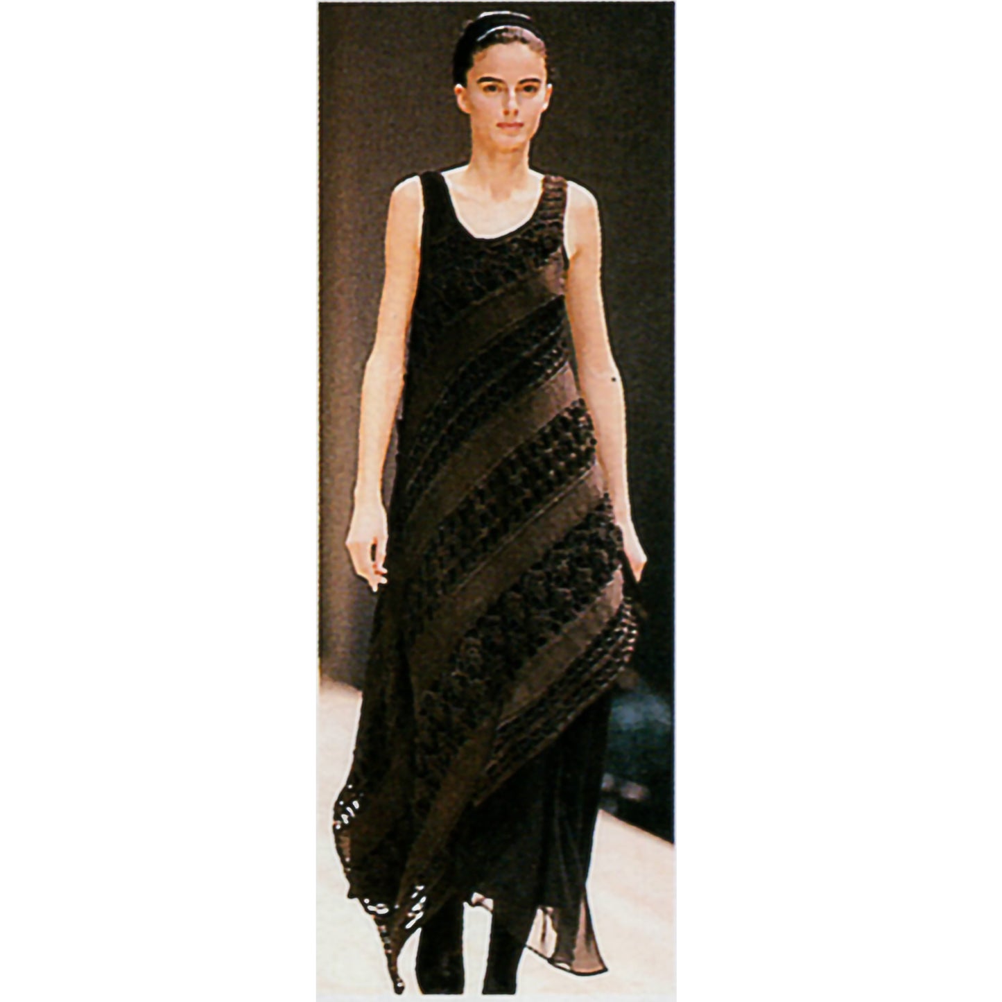 Yohji Yamamoto SS 1990 Runway Crochet Dress