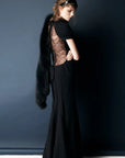 NINA RICCI Sculpted Lace Gown