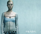 Prada 1999 / 2000 Pre-Collection Dress with Chiffon and Patent Leather Detail