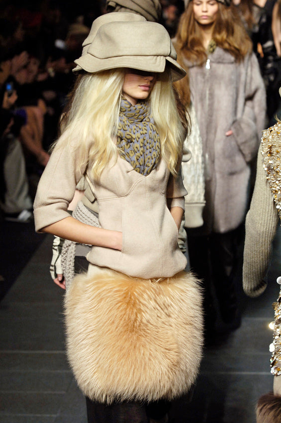 Louis Vuitton 2006 Wool & Satin Blouse