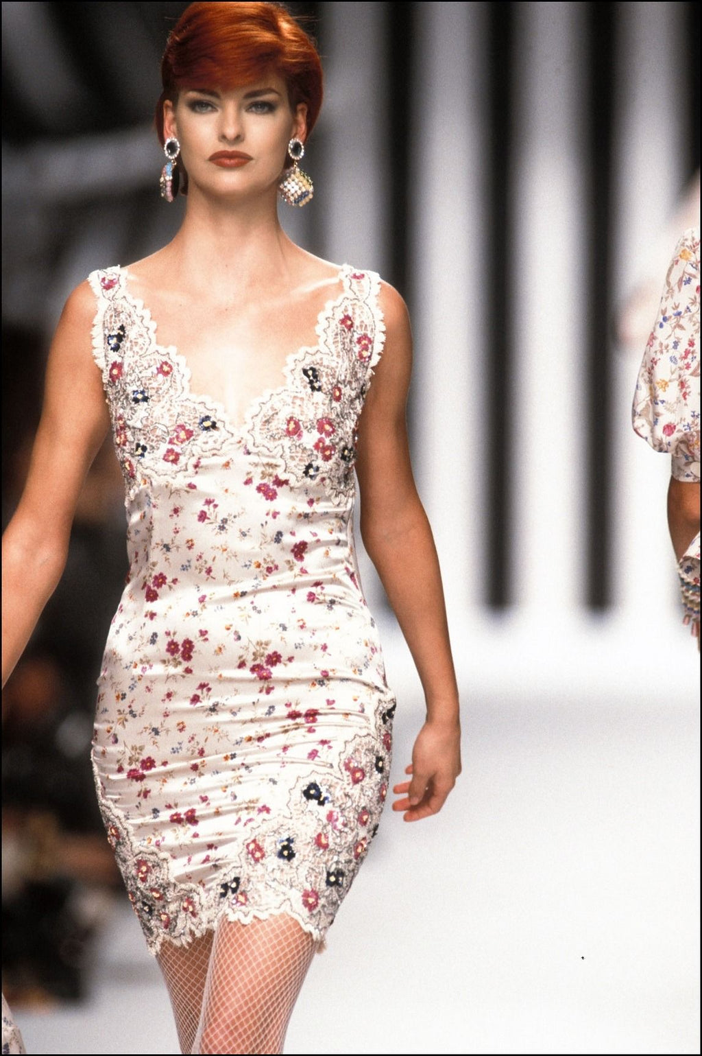 Valentino SS 1992 Floral Dress