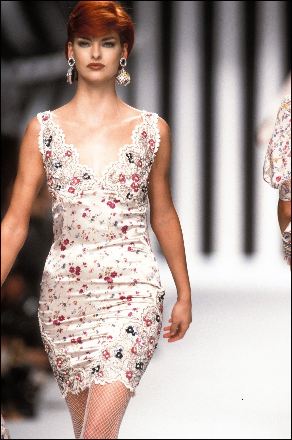 Valentino SS 1992 Floral Dress