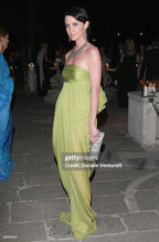 Valentino FW 2011 Yellow Chiffon Silk Ruffle Dress