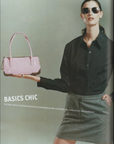 Prada 1990s Peach Patent Leather Bag