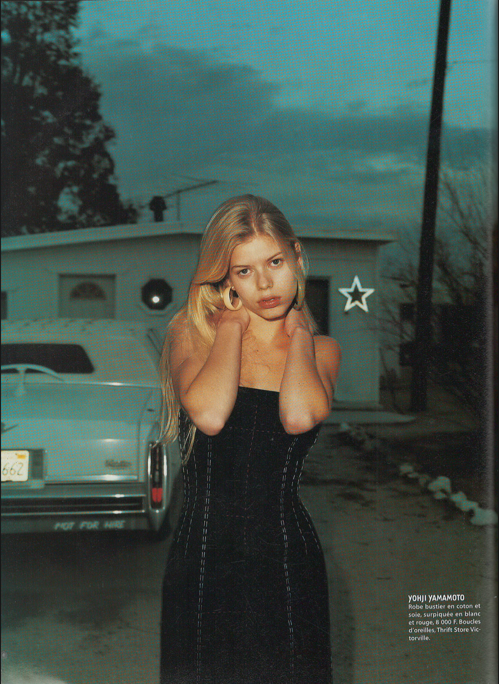 YOHJI YAMAMOTO SS 2000 Stitched Strapless Dress