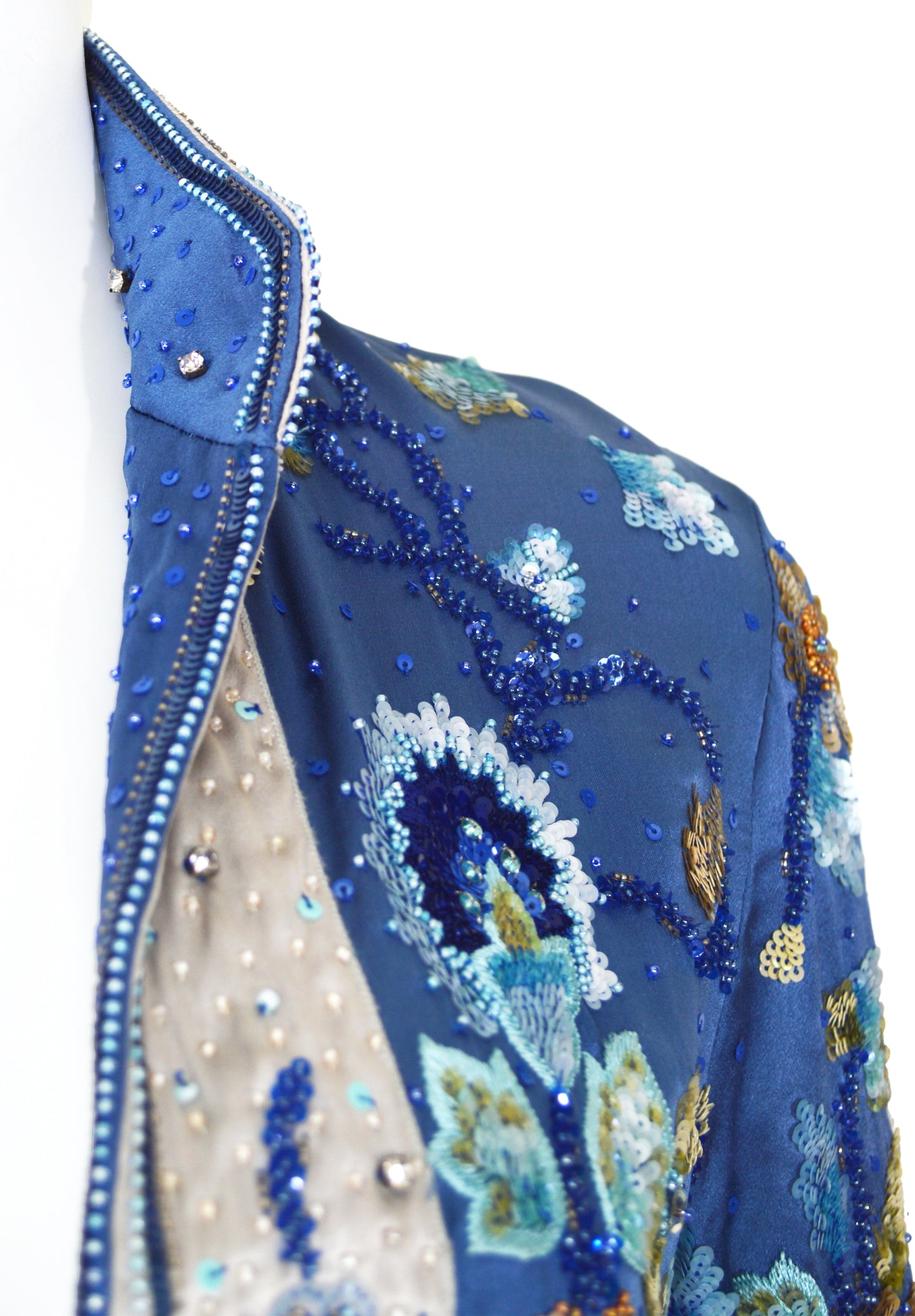 Valentino SS 2006 Floral Embellished Silk Blouse