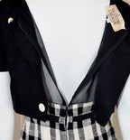 Valentino Garavani Boutique 1990s Plaid Mini Dress