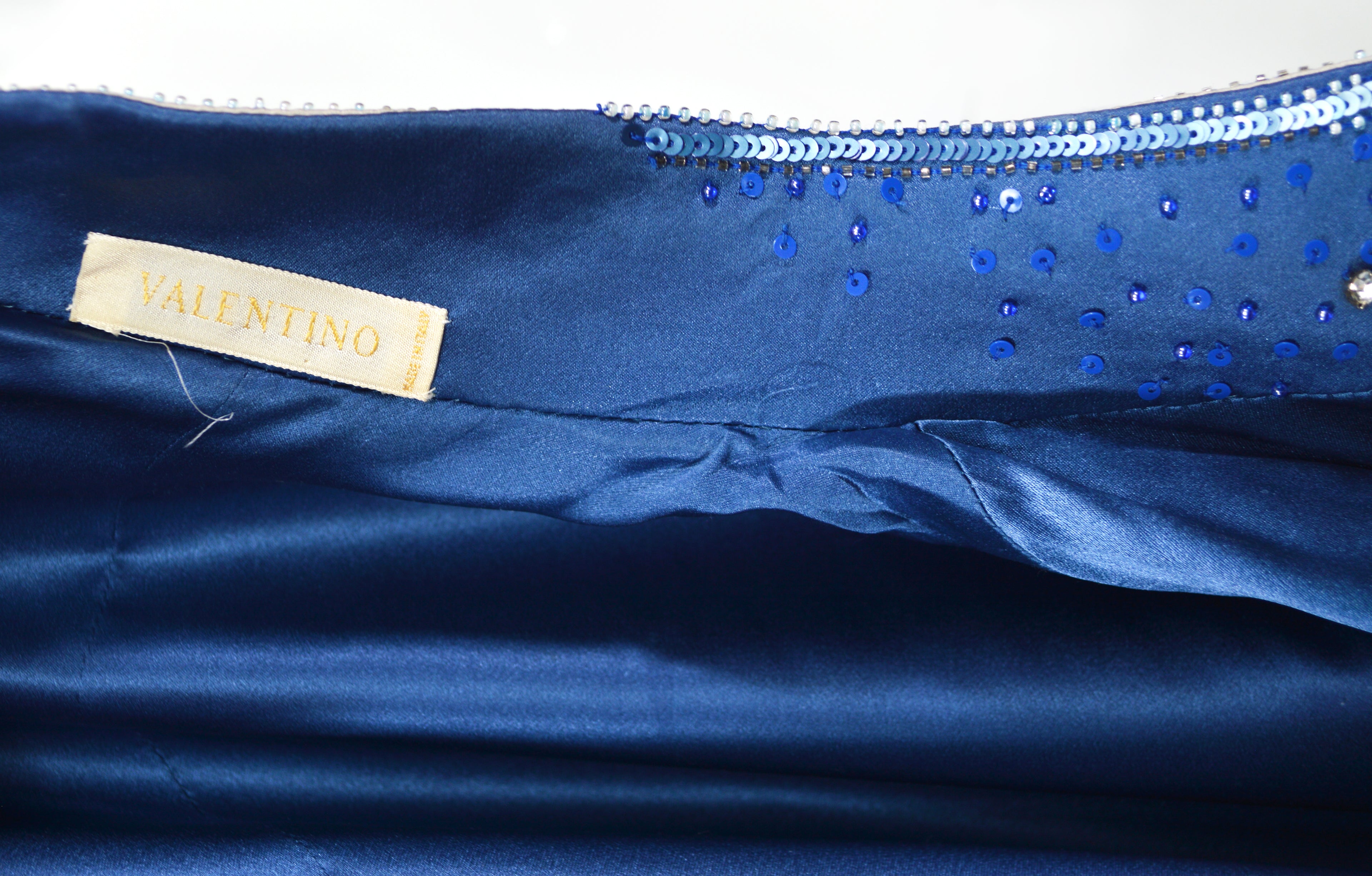 Valentino SS 2006 Floral Embellished Silk Blouse