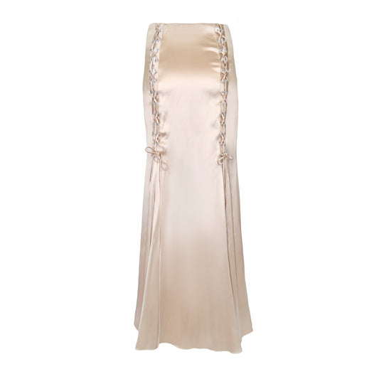 Valentino SS 2004 Corset Maxi Skirt