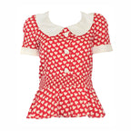 Valentino Garavani Boutique Heart Print Blouse