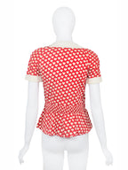 Valentino Garavani Boutique Heart Print Blouse