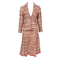 Prada FW 2000 Mohair Tweed Skirt Suit