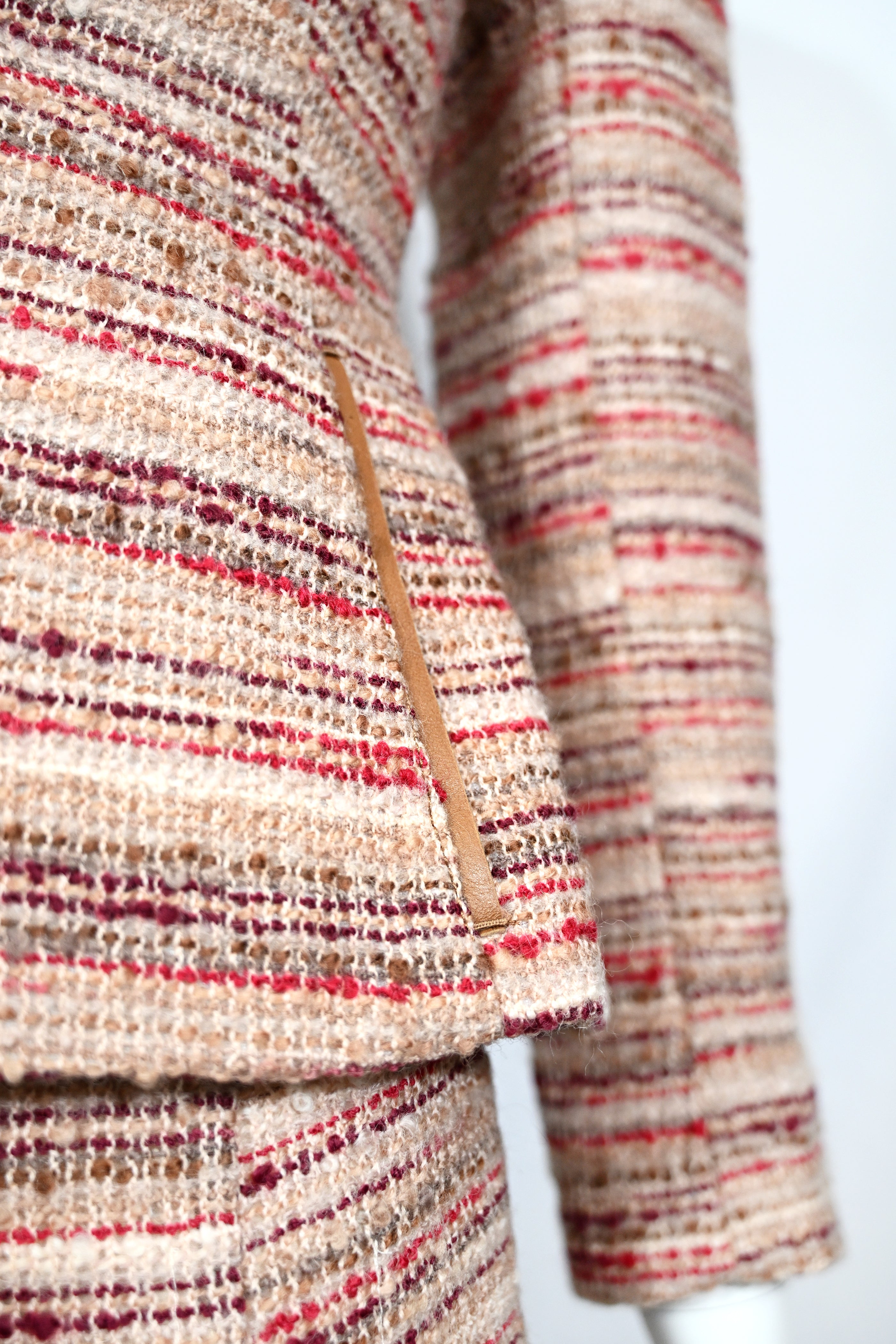 Prada FW 2000 Mohair Tweed Skirt Suit