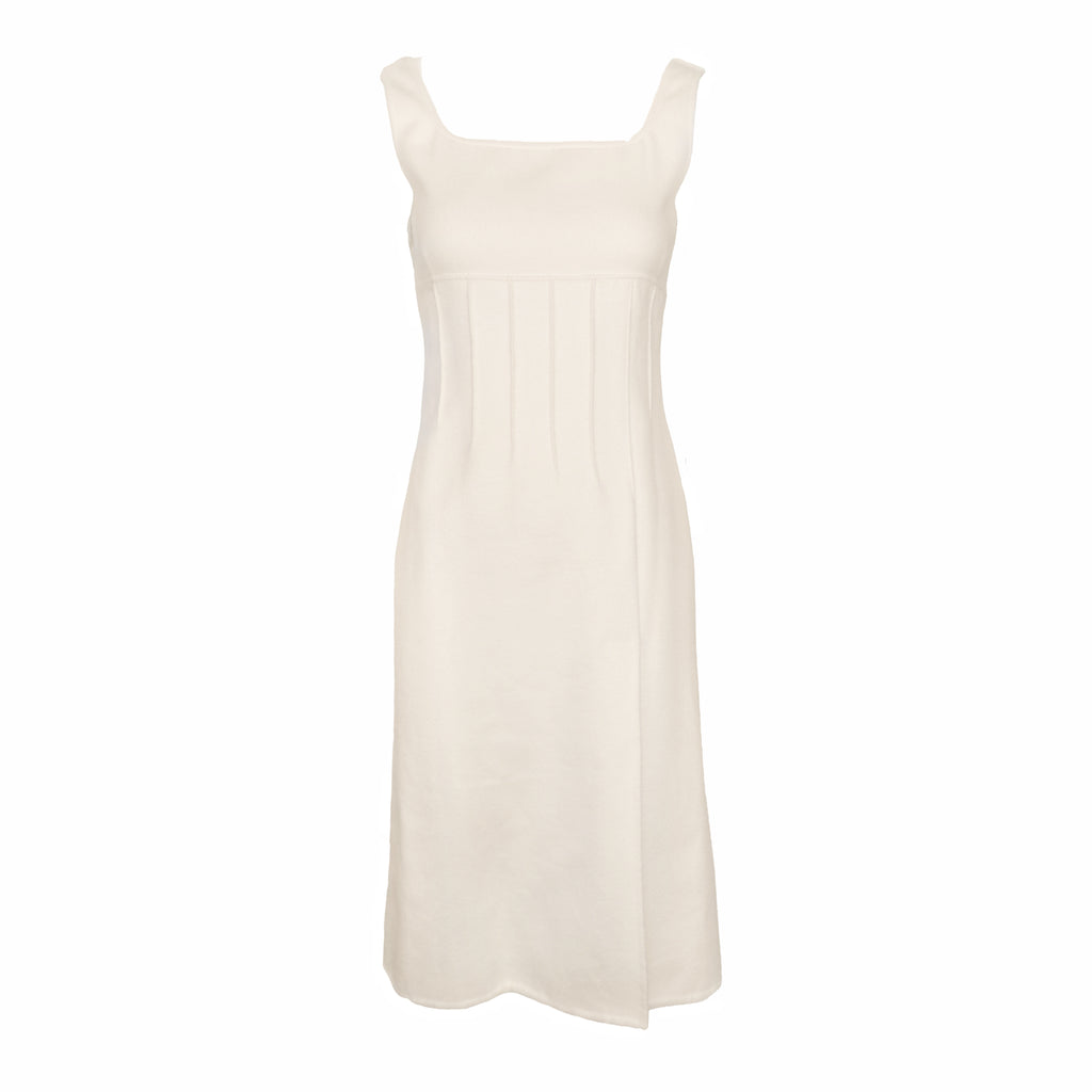 Valentino Boutique Ivory Wool Dress