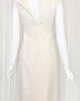 Valentino Boutique Ivory Wool Dress