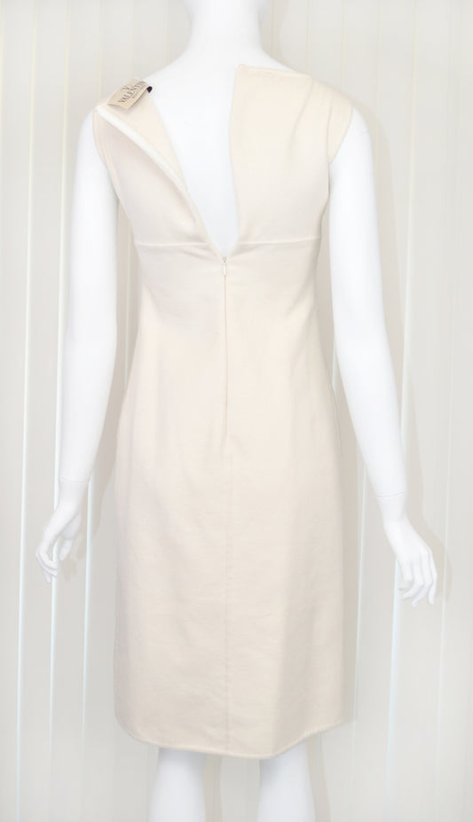 Valentino Boutique Ivory Wool Dress