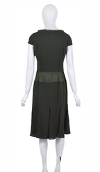Valentino Roma Olive Green Dress