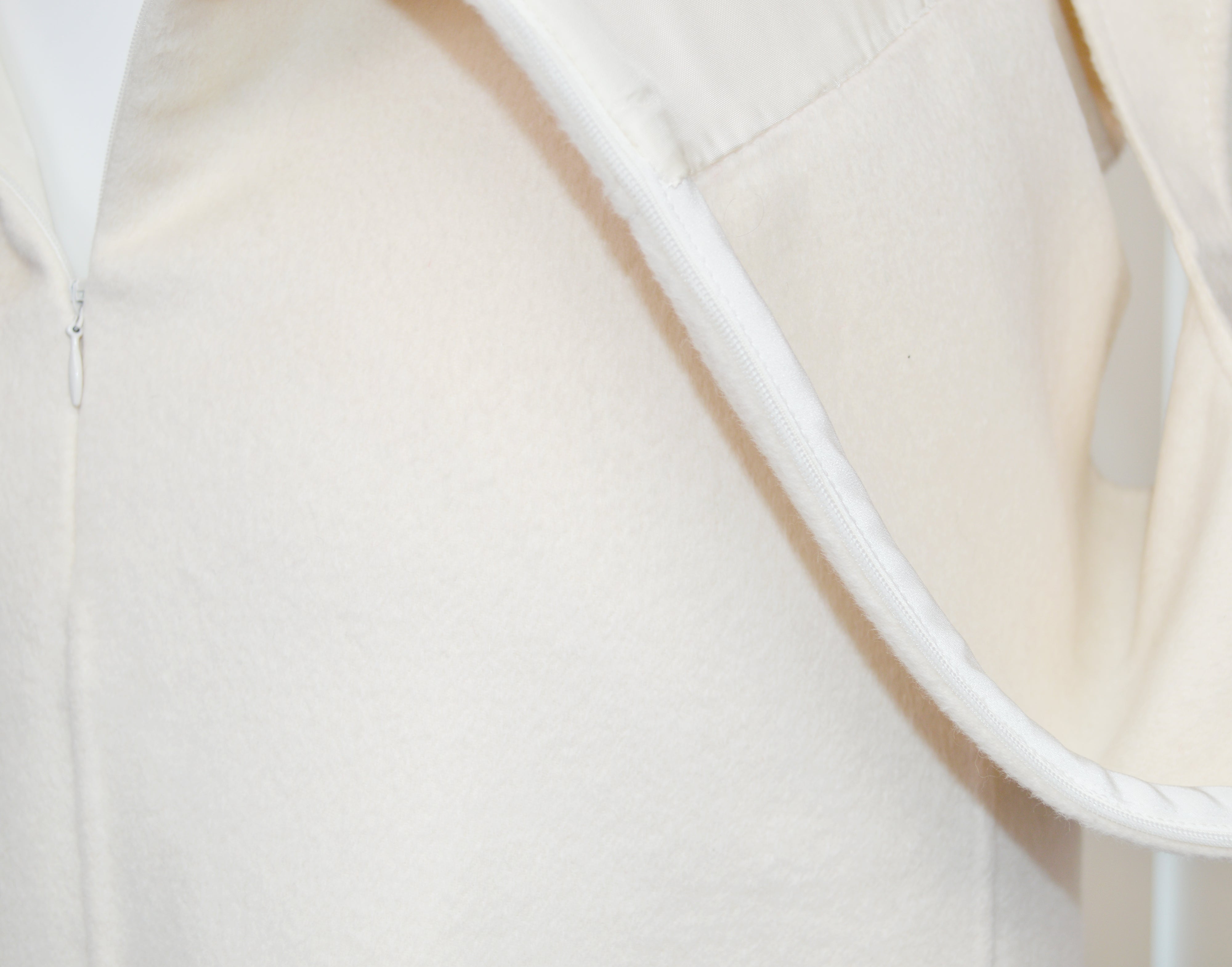 ワンピース VALENTINO IVORY WOOL BLEND DRESS Valentino Boutique Ivory Wool Dress – Anteactus