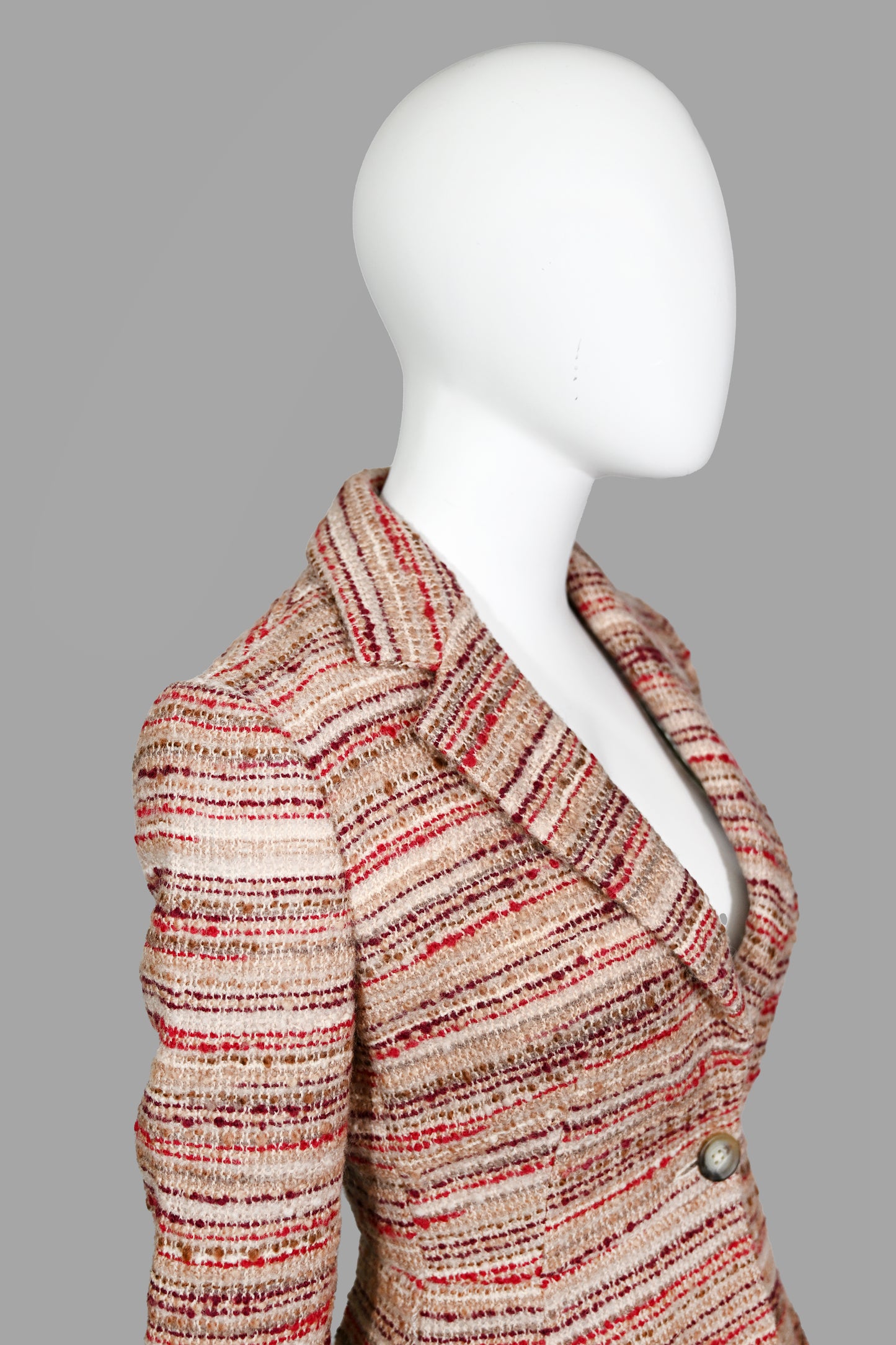 Prada FW 2000 Mohair Tweed Skirt Suit