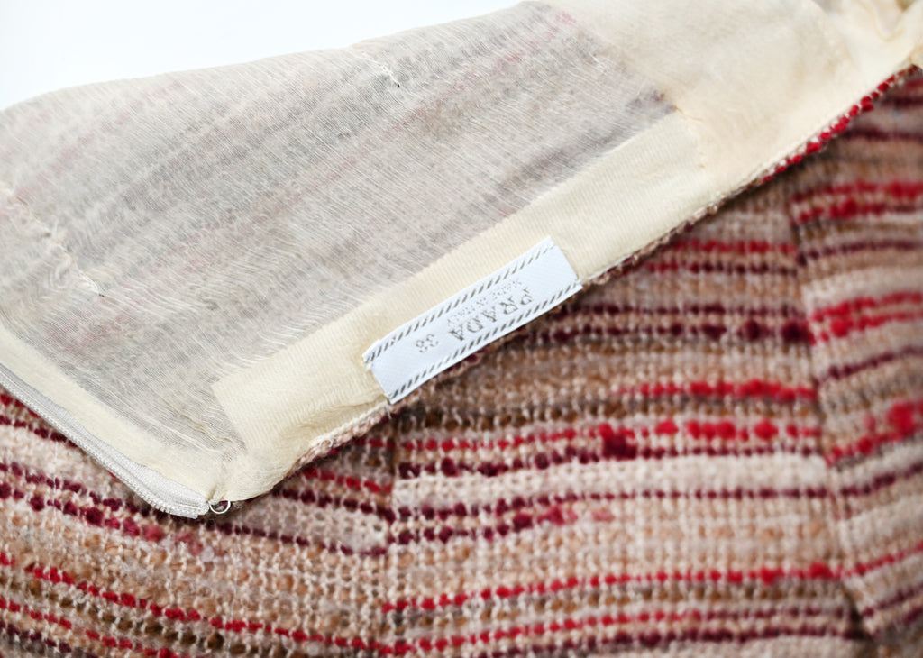 Prada FW 2000 Mohair Tweed Skirt Suit