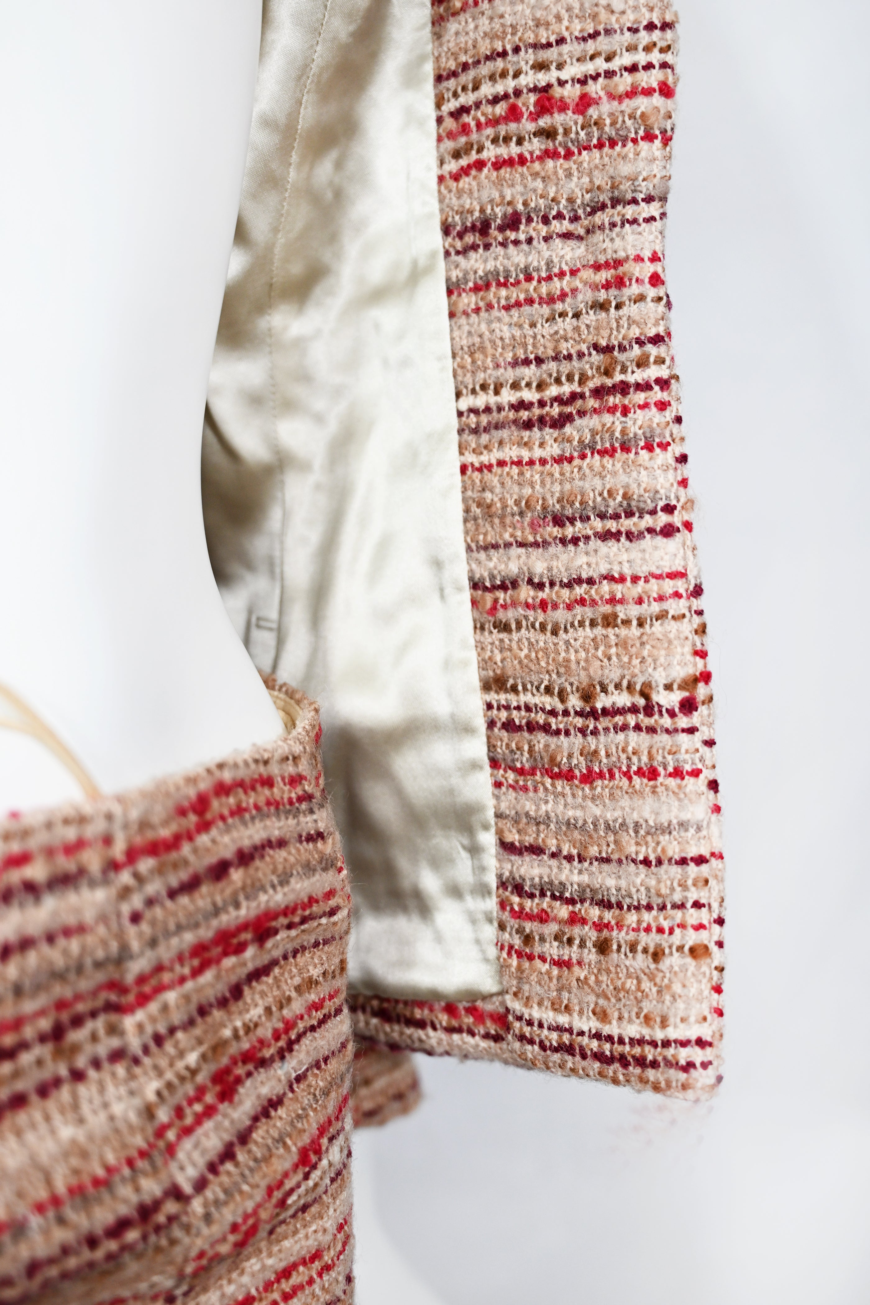 Prada FW 2000 Mohair Tweed Skirt Suit