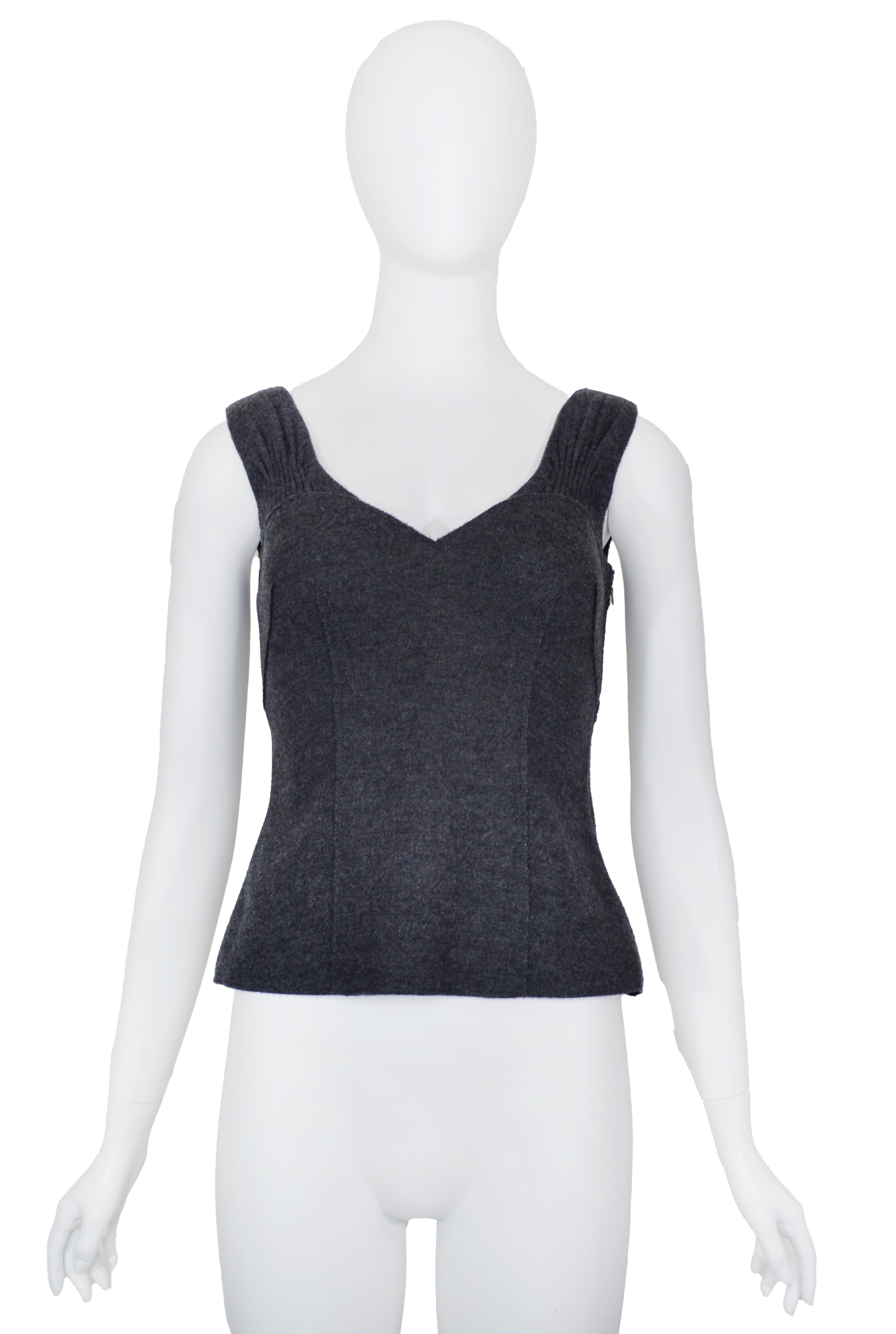 Prada FW 2006 Wool Bustier