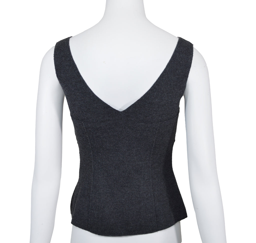 Prada FW 2006 Wool Bustier