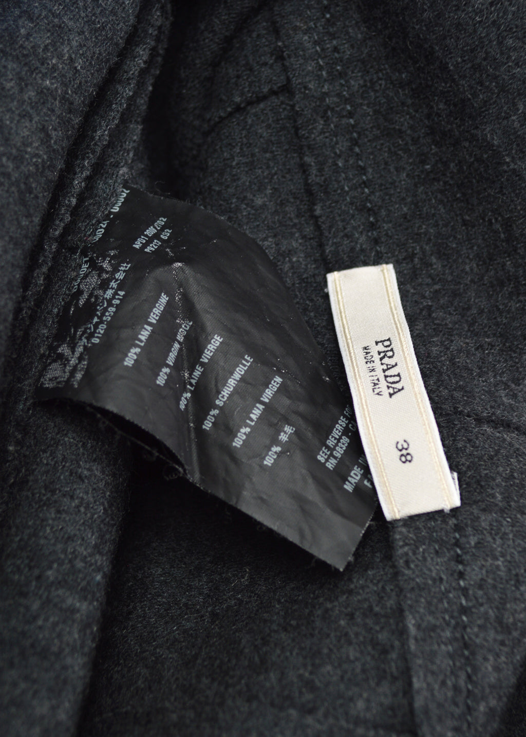 Prada FW 2006 Wool Bustier