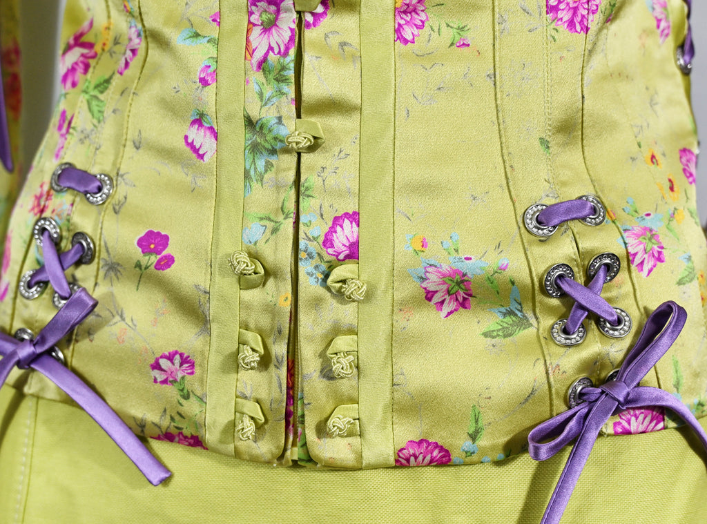 Valentino SS 2004 Floral Print Corset