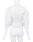 Prada SS 1993 Corset Puff Sleeve Blouse