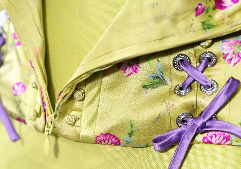 Valentino SS 2004 Floral Print Corset