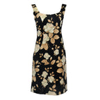 Dolce & Gabbana FW 1997 Embossed Mini Dress with Floral Print