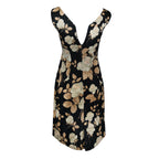 Dolce & Gabbana FW 1997 Embossed Mini Dress with Floral Print