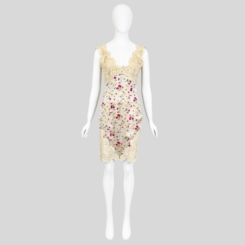Valentino SS 1992 Floral Dress