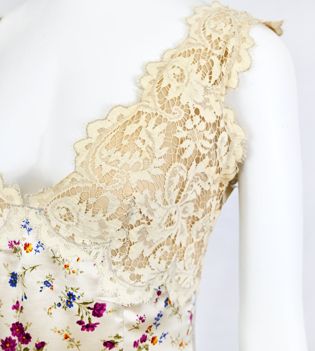 Valentino SS 1992 Floral Dress