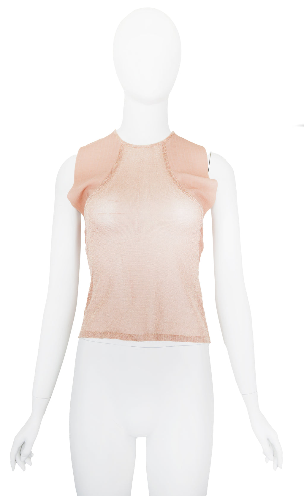 Alessandro Dell Acqua Shimmery Sheer Top