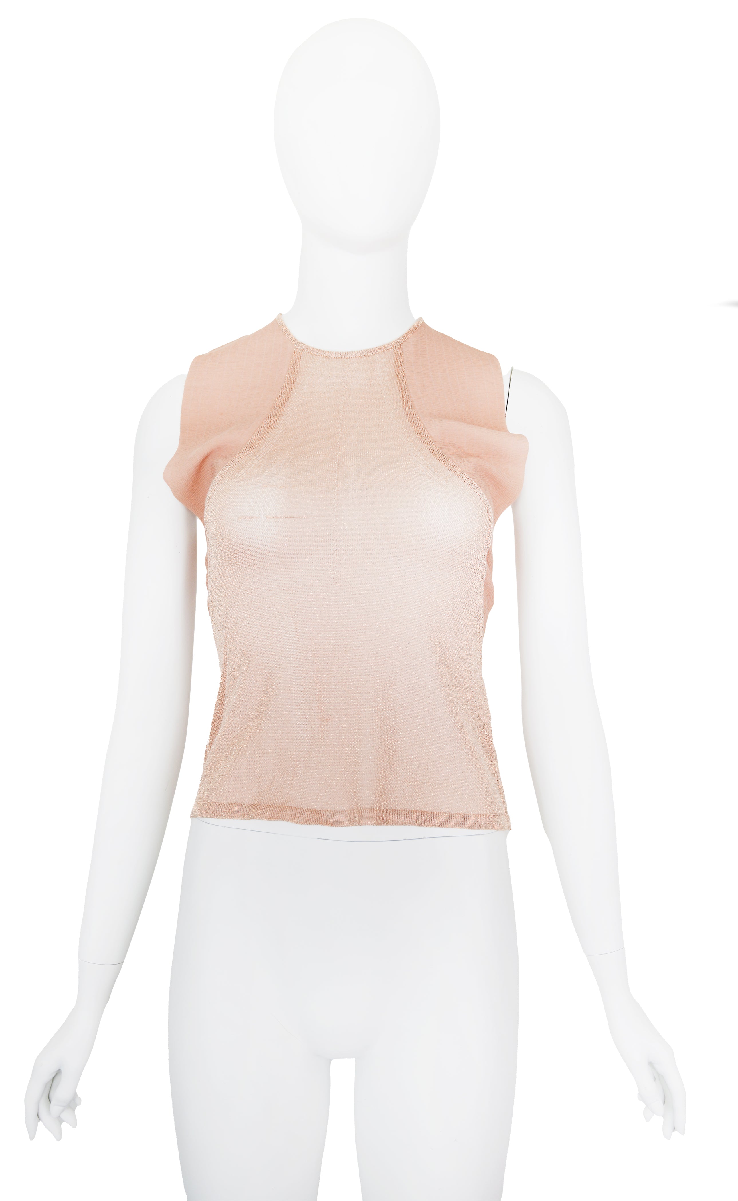 Alessandro Dell Acqua Shimmery Sheer Top